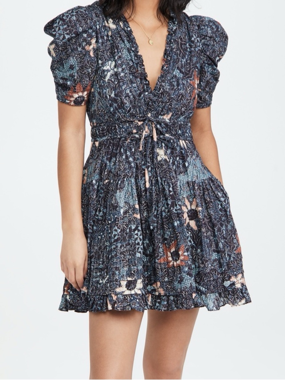 Ulla Johnson Sarai Dress, SZ8, in Azul blue floral